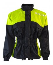 Hi-Vis Yellow Richa Rain Warrior Waterproof Motorcycle Jacket at JTS Biker Clothing
