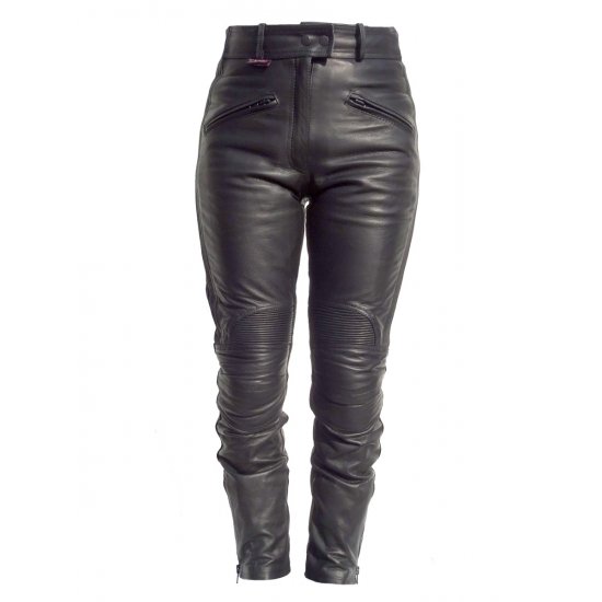 JTS Ladies Madison Leather Motorbike Trousers at JTS Biker Clothing
