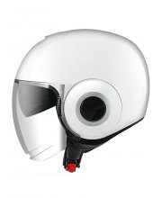 Shark Nano Blank White Motorcycle Helmet at JTS Biker Clothing 
