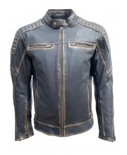 Brown JTS ROCO MENS LEATHER JACKET