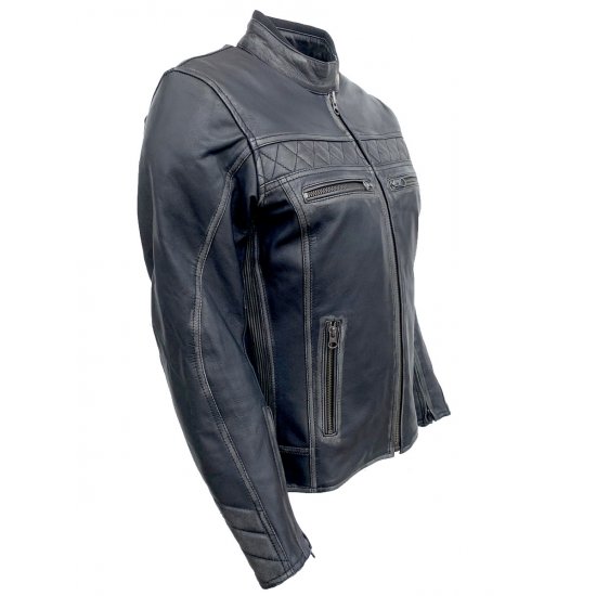 JTS ROXANNE LEATHER JACKET at JTS Biker Clothing