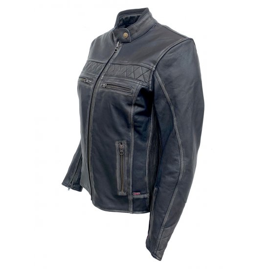 JTS ROXANNE LEATHER JACKET at JTS Biker Clothing
