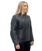 JTS ROXANNE LEATHER JACKET at JTS Biker Clothing