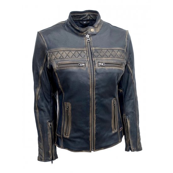 JTS ROXANNE LEATHER JACKET at JTS Biker Clothing