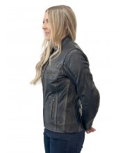 JTS ROXANNE LEATHER JACKET at JTS Biker Clothing