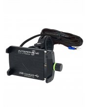 Interphone Aluminum Crab Holder With USB at JTS Biker Clothing
