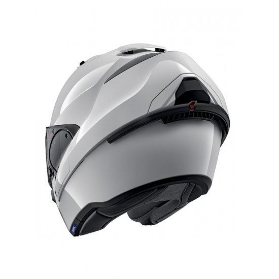 Shark Evo ES Blank White Motorcycle Helmet at JTS Biker Clothing 
