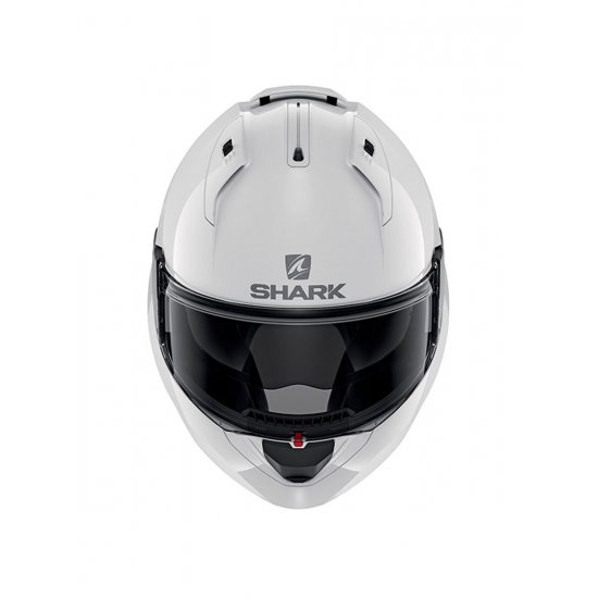 Shark Evo ES Blank White Motorcycle Helmet at JTS Biker Clothing 