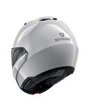 Shark Evo ES Blank White Motorcycle Helmet at JTS Biker Clothing