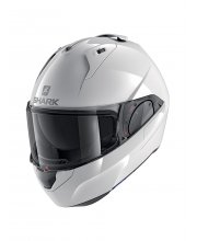 Shark Evo ES Blank White Motorcycle Helmet at JTS Biker Clothing 
