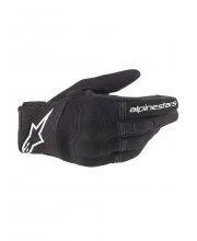 White Alpinestars Copper Motorcycle Gloves at JTS Biker Clothing