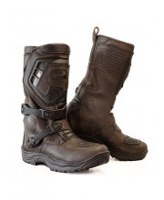 Brown Richa Colt Long Waterproof Motorcycle Boots at JTS Biker Clothing