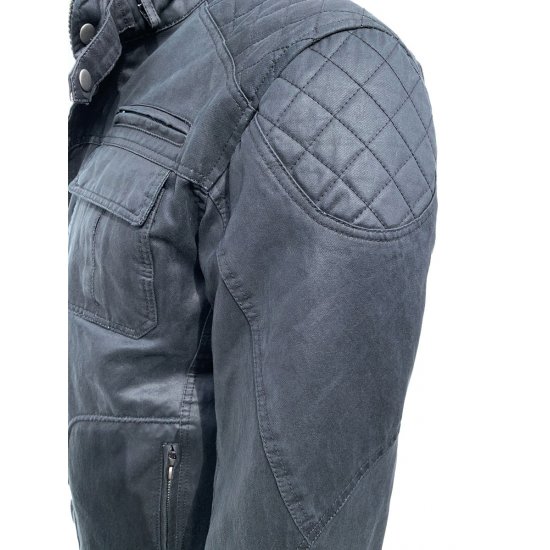 JTS Gunner Wax Cotton Textile Motorcycle Jacket at JTS Biker Clothing