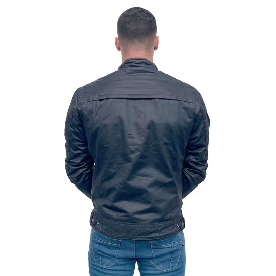 JTS Gunner Wax Cotton Textile Motorcycle Jacket at JTS Biker Clothing