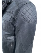 JTS Gunner Wax Cotton Textile Motorcycle Jacket at JTS Biker Clothing