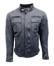 JTS Gunner Wax Cotton Textile Motorcycle Jacket at JTS Biker Clothing