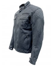 JTS Gunner Wax Cotton Textile Motorcycle Jacket at JTS Biker Clothing