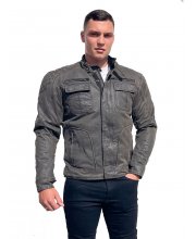 JTS Gunner Wax Cotton Textile Motorcycle Jacket at JTS Biker Clothing