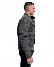 JTS Gunner Wax Cotton Textile Motorcycle Jacket at JTS Biker Clothing