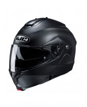 HJC C91 Blank Matt Black Motorcycle Helmet at JTS Biker Clothing 