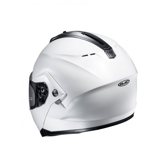 HJC C91 Blank White Motorcycle Helmet at JTS Biker Clothing 