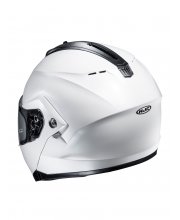 HJC C91 Blank White Motorcycle Helmet at JTS Biker Clothing 