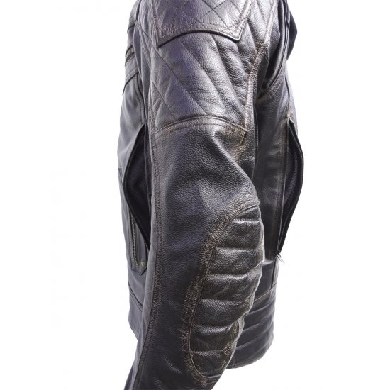 JTS Leon Mens Leather Motorcycle Jacket at JTS Biker Clothing