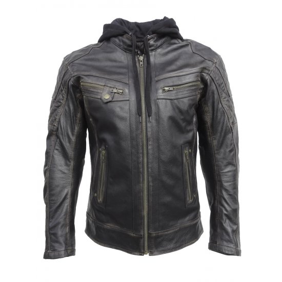 JTS Leon Mens Leather Motorcycle Jacket at JTS Biker Clothing