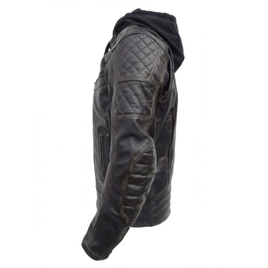 JTS Leon Mens Leather Motorcycle Jacket at JTS Biker Clothing