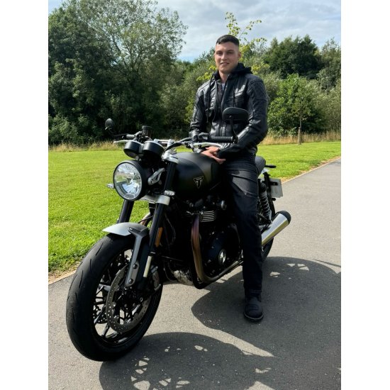 JTS Leon Mens Leather Motorcycle Jacket at JTS Biker Clothing