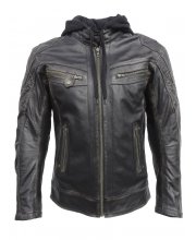 JTS Leon Mens Leather Motorcycle Jacket at JTS Biker Clothing