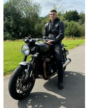 JTS Leon Mens Leather Motorcycle Jacket at JTS Biker Clothing