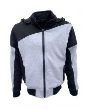 Grey JTS Ultimate Hoodie 2.0 at JTS Biker Clothing