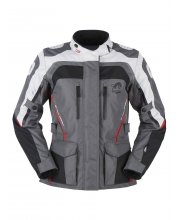 Black/Grey/Red Furygan Apalaches Ladies Textile Motorcycle Jacket at JTS Biker Clothing