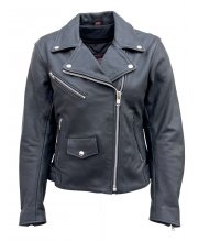 JTS Marlon Brando ladies leather jacket at JTS biker clothing
