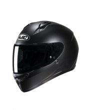 Matt Black HJC C10 Motorcycle Helmet at JTS Biker Clothing