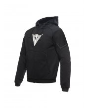 Black Dainese Daeon-X Safety Textile Motorcycle Hoodie at JTS Biker Clothing