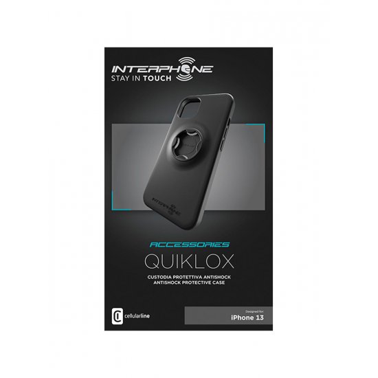 Interphone Quiklox Case For Iphone 13 at JTS Biker Clothing