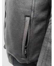 JTS Ladies Ultimate Hoodie 2.0 at JTS Biker Clothing - close up of zip