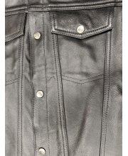 JTS Anarchy 3 Premium Leather Waistcoat at JTS Biker Clothing