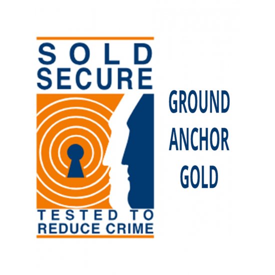 Hiplok ANKR Wall & Ground Anchor at JTS Biker Clothing