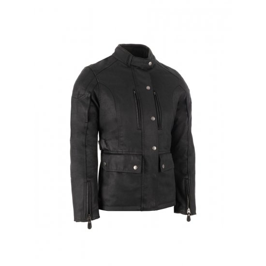 Oxford Sterling Dry2Dry Wax Cotton Ladies Textile Motorcycle Jacket at JTS Biker Clothing