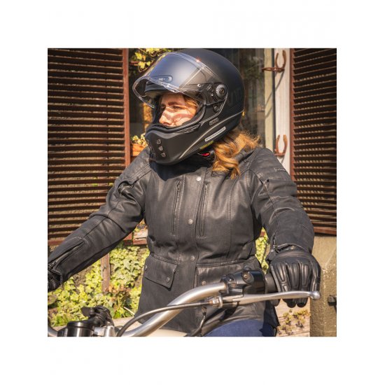 Oxford Sterling Dry2Dry Wax Cotton Ladies Textile Motorcycle Jacket at JTS Biker Clothing