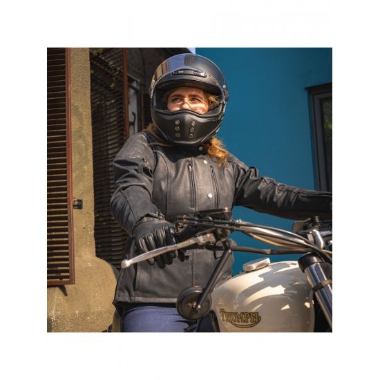 Oxford Sterling Dry2Dry Wax Cotton Ladies Textile Motorcycle Jacket at JTS Biker Clothing