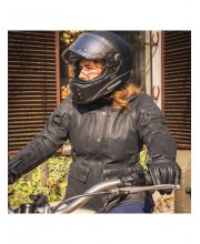 Oxford Sterling Dry2Dry Wax Cotton Ladies Textile Motorcycle Jacket at JTS Biker Clothing