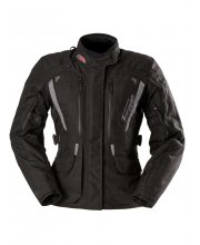 Black Furygan Apalaches Evo Ladies Textile Motorcycle Jacket at JTS Biker Clothing