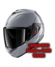 Shark OXO Dark Shadow Motorcycle Helmet at JTS Biker Clothing