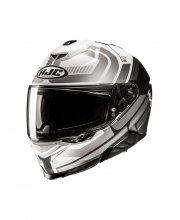 Black HJC I71 Viz Motorcycle Helmet at JTS Biker Clothing