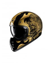 HJC V60 Flame Motorcycle Helmet at JTS Biker Clothing