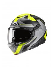 Yellow HJC F100 Bios Motorcycle Helmet at JTS Biker Clothing